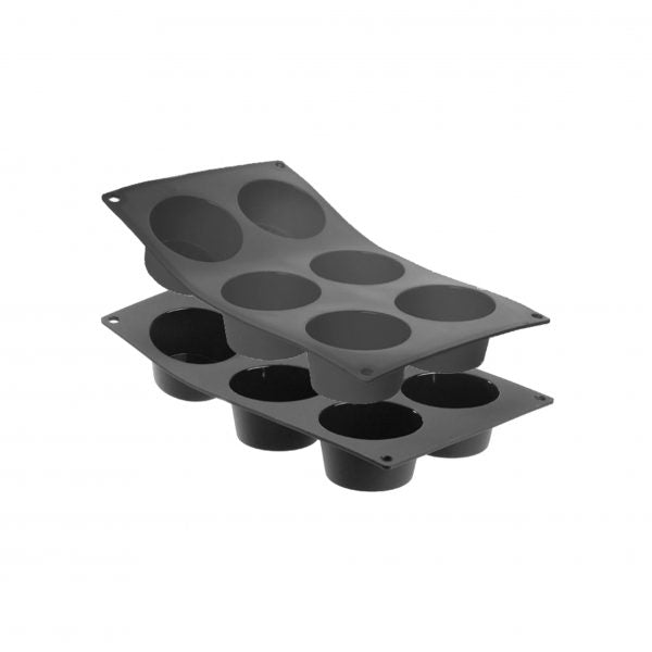 Muffins Silicone Moulds (6x97ml) - 175x300x30mm, Moulflex from De Buyer. made out of Silicone and sold in boxes of 1. Hospitality quality at wholesale price with The Flying Fork!
