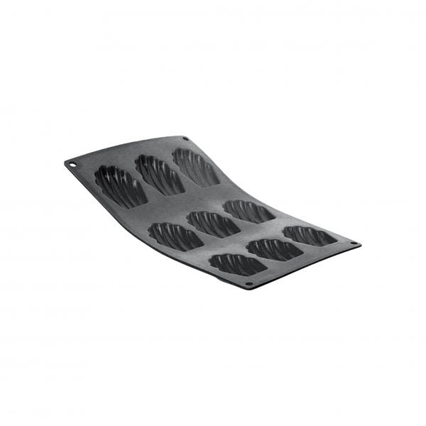 Madeleines Silicone Moulds (9x30ml) - 175x300x12mm, Moulflex from De Buyer. made out of Silicone and sold in boxes of 1. Hospitality quality at wholesale price with The Flying Fork!