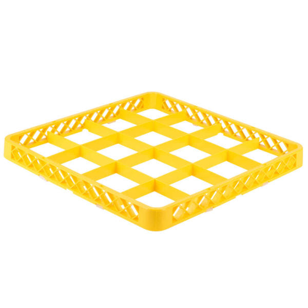 Washrack Extender - 16 Compartments, Yellow from Chef Inox. Sold in boxes of 6. Hospitality quality at wholesale price with The Flying Fork!