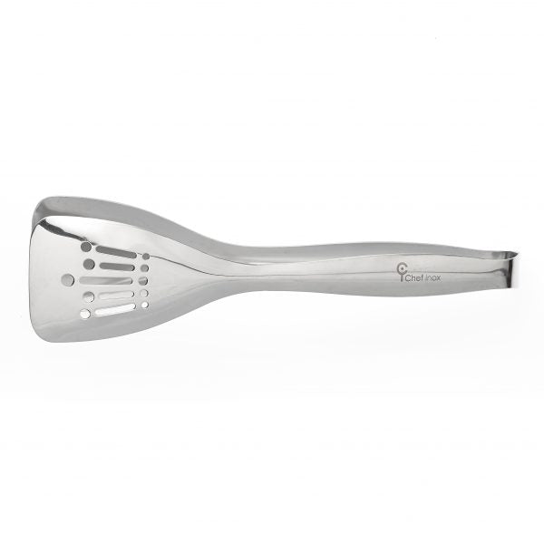 All Purpose Tong - One Side Perforate from Chef Inox. Perforated and sold in boxes of 1. Hospitality quality at wholesale price with The Flying Fork!