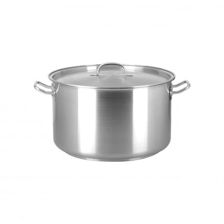 Elite Saucepot With lid - 10.25Lt, 280x170mm from Chef Inox. Lid included, made out of Stainless Steel 18/10 and sold in boxes of 1. Hospitality quality at wholesale price with The Flying Fork!