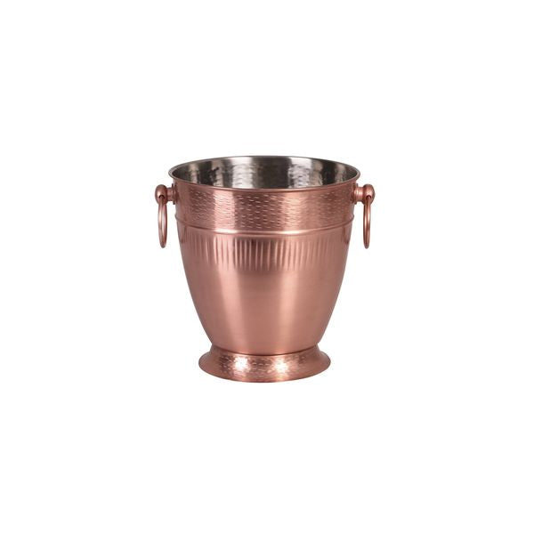 Champagne Bucket-Ribbed from Trenton. made out of Stainless Steel and sold in boxes of 1. Hospitality quality at wholesale price with The Flying Fork!