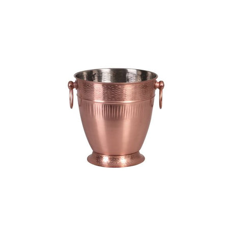 Champagne Bucket-Ribbed from Trenton. made out of Stainless Steel and sold in boxes of 1. Hospitality quality at wholesale price with The Flying Fork! 