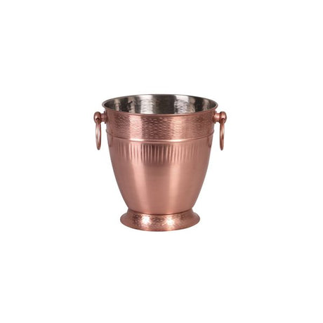 Champagne Bucket-Ribbed from Trenton. made out of Stainless Steel and sold in boxes of 1. Hospitality quality at wholesale price with The Flying Fork!