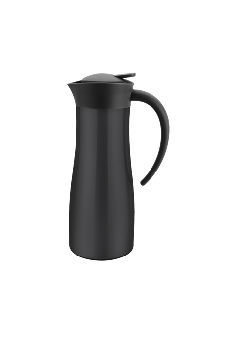 Vacuum Jug - 1.5L, Sleek Black from Chef Inox. made out of Stainless Steel and sold in boxes of 1. Hospitality quality at wholesale price with The Flying Fork!