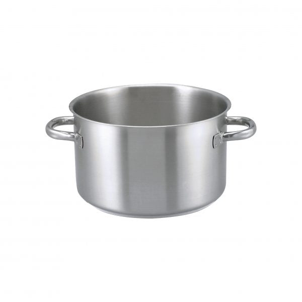Saucepot - 15.4lt, 320x195mm from Paderno. made out of Stainless Steel 18/10 and sold in boxes of 1. Hospitality quality at wholesale price with The Flying Fork!