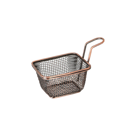 SERVICE BASKET-80x60x65mm, ANTIQUE COPPER from Moda. made out of Stainless Steel and sold in boxes of 6. Hospitality quality at wholesale price with The Flying Fork!