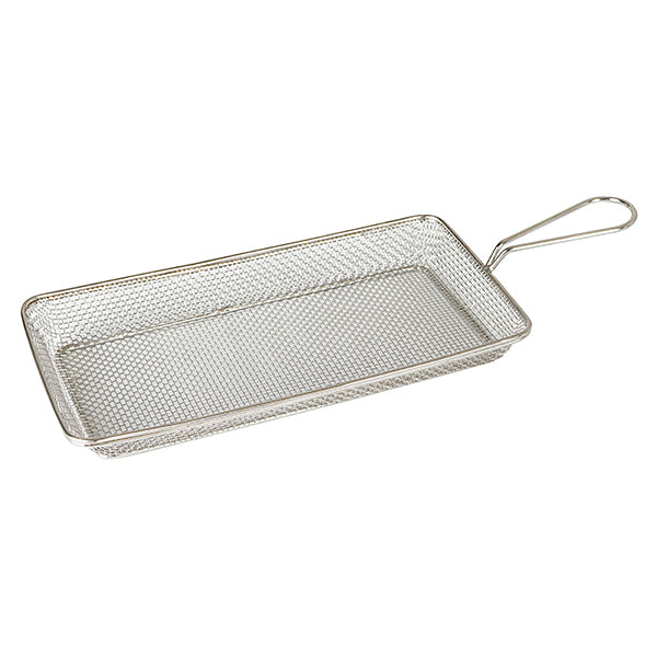 SERVICE BASKET-260x130x30mm, STAINLESS STEEL from Moda. made out of Stainless Steel and sold in boxes of 6. Hospitality quality at wholesale price with The Flying Fork!