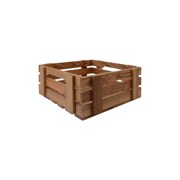 Wood Crate-Ash Wood, 300X300X135Mm from Athena. made out of Wood and sold in boxes of 1. Hospitality quality at wholesale price with The Flying Fork!