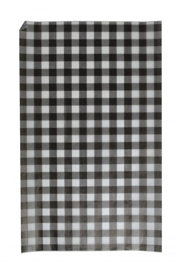 Greaseproof Paper Gingham - Black, 190x310mm, 200 Sheets from Chef Inox. made out of Greaseproof Paper and sold in boxes of 1. Hospitality quality at wholesale price with The Flying Fork!