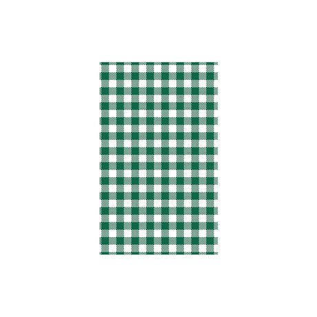 Greaseproof Paper & Pockets, Greaseproof Paper, 190x310mm, Green Gingham, Moda