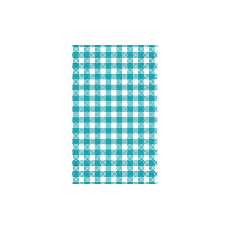 Greaseproof Paper & Pockets, Greaseproof Paper, 190x310mm, Teal Gingham, Moda