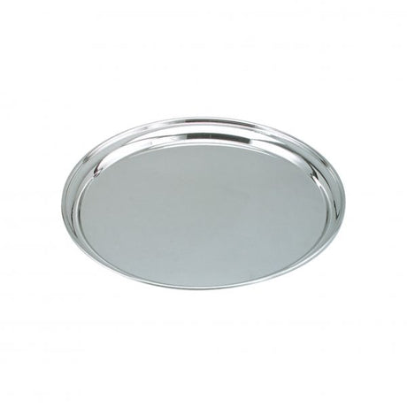 Round Tray - 250mm from Chef Inox. made out of Stainless Steel and sold in boxes of 10. Hospitality quality at wholesale price with The Flying Fork! 