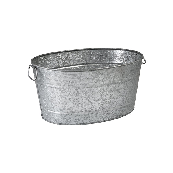 Beverage Tub-Galvanised, 460X355X220Mm from Moda. made out of Stainless Steel and sold in boxes of 12. Hospitality quality at wholesale price with The Flying Fork!
