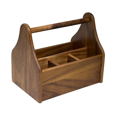 Flatware Caddy-230X155X200Mm from Moda. made out of Wood and sold in boxes of 1. Hospitality quality at wholesale price with The Flying Fork!