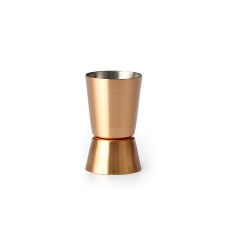 Jigger - 15-30ml, Copper Plated from Chef Inox. Sold in boxes of 1. Hospitality quality at wholesale price with The Flying Fork!
