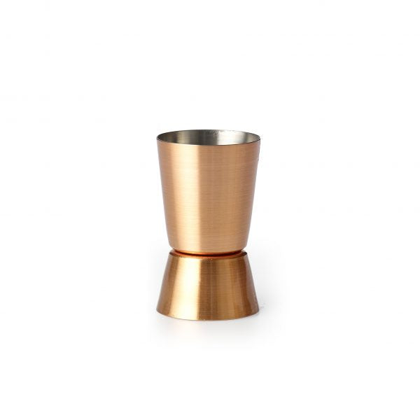 Jigger - 15-30ml, Copper Plated from Chef Inox. Sold in boxes of 1. Hospitality quality at wholesale price with The Flying Fork!