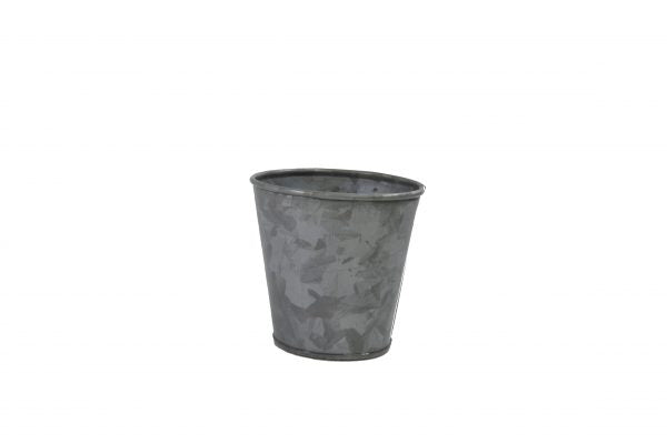 Galvanised Pot - 95mm, Coney Island from Chef Inox. made out of Galvanised Iron and sold in boxes of 1. Hospitality quality at wholesale price with The Flying Fork!