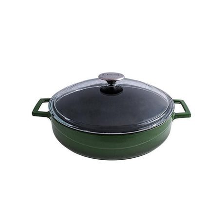 Casserole - Glass Lid, 2.4Lt from Lava. made out of Cast Iron and sold in boxes of 1. Hospitality quality at wholesale price with The Flying Fork!