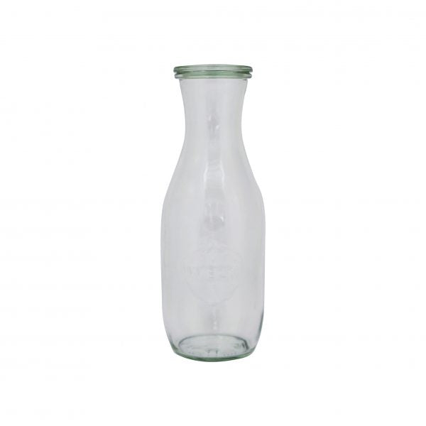 Bottle Glass Jar w-lid (#766) - 1062mL, 60x250mm from Weck. made out of Glass and sold in boxes of 6. Hospitality quality at wholesale price with The Flying Fork!