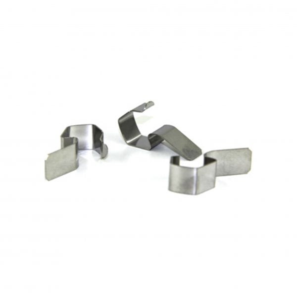 Glass Jars Clamps to Suit Lids (Pack Of 8) from Weck. made out of Glass and sold in boxes of 1. Hospitality quality at wholesale price with The Flying Fork!