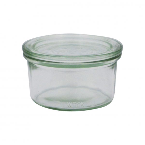 Glass Jar w-lid (976) - 165mL, 80x47mm from Weck. made out of Glass and sold in boxes of 12. Hospitality quality at wholesale price with The Flying Fork!