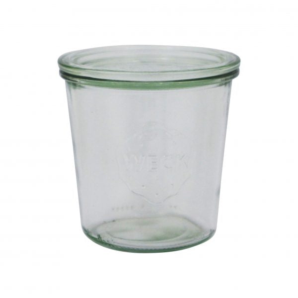Glass Jar w-lid (#742) - 580mL, 100x107mm from Weck. made out of Glass and sold in boxes of 6. Hospitality quality at wholesale price with The Flying Fork!