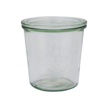 Glass Jar w-lid (#742) - 580mL, 100x107mm from Weck. made out of Glass and sold in boxes of 6. Hospitality quality at wholesale price with The Flying Fork!