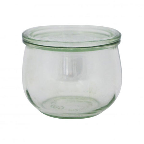 Tulip Glass Jar w-lid (744) - 580mL, 100x85mm from Weck. made out of Glass and sold in boxes of 6. Hospitality quality at wholesale price with The Flying Fork!