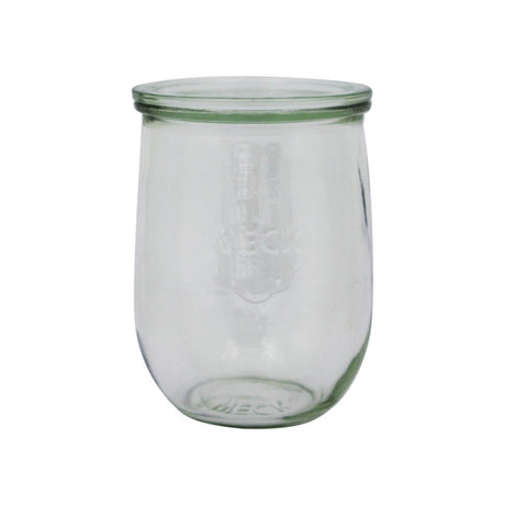 Tulip Glass Jar Complete Set - 1062mL, 100x147mm from Weck. made out of Glass and sold in boxes of 6. Hospitality quality at wholesale price with The Flying Fork!