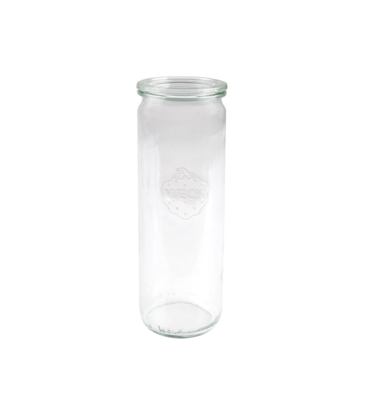 Cylinder Glass Jar w-lid (905) - 600mL, 60x210mm from Weck. made out of Glass and sold in boxes of 12. Hospitality quality at wholesale price with The Flying Fork!