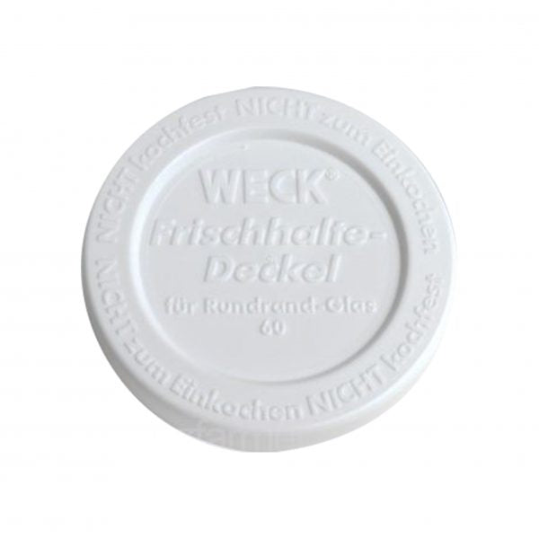 Keep Fresh Plastic Covers lid (Pack of 5) - 80mm from Weck. made out of Plastic and sold in boxes of 1. Hospitality quality at wholesale price with The Flying Fork!
