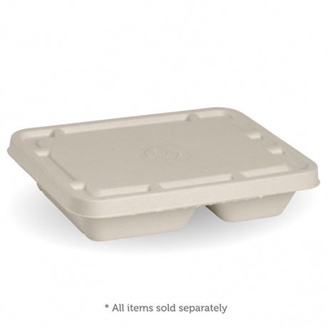 2 compartment base - 240x180x50mm - 530/380ml - natural - Carton of 500 units