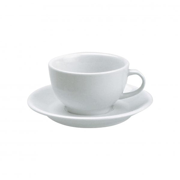 Cappucino Cup - 230mL, White from Vitroceram. made out of Porcelain and sold in boxes of 48. Hospitality quality at wholesale price with The Flying Fork!