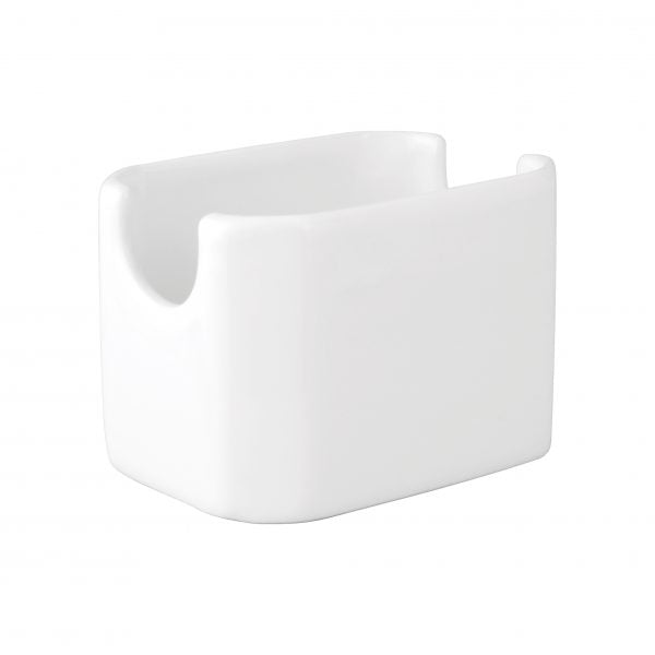Sugar Pack Holder - 95x65x65mm, White from Vitroceram. made out of Porcelain and sold in boxes of 48. Hospitality quality at wholesale price with The Flying Fork!