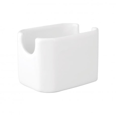 Sugar Pack Holder - 95x65x65mm, White from Vitroceram. made out of Porcelain and sold in boxes of 48. Hospitality quality at wholesale price with The Flying Fork!