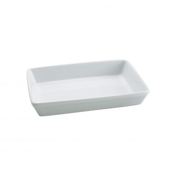 Rectangular Baker - 1.3L, 265x170x45mm, White from Vitroceram. made out of Porcelain and sold in boxes of 12. Hospitality quality at wholesale price with The Flying Fork!