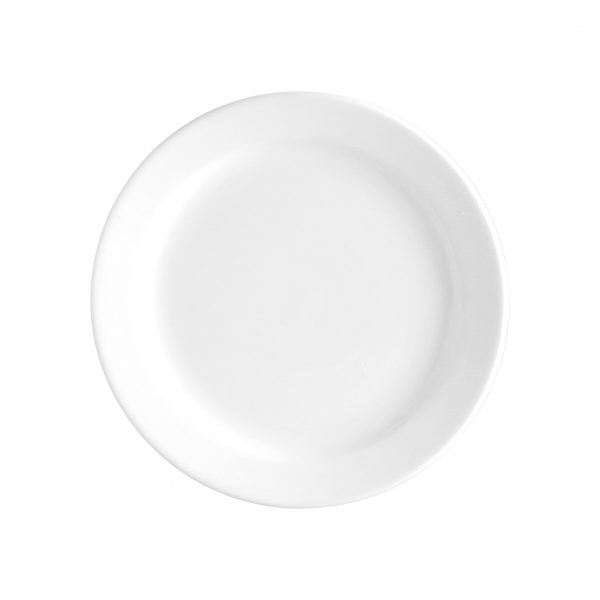 Round Plate - 180mm from Vitroceram. made out of Porcelain and sold in boxes of 48. Hospitality quality at wholesale price with The Flying Fork!
