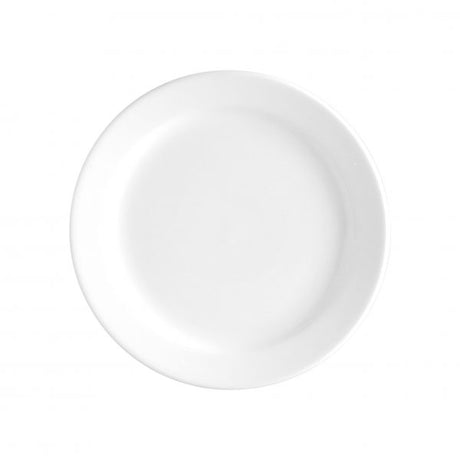 Round Plate - 180mm from Vitroceram. made out of Porcelain and sold in boxes of 48. Hospitality quality at wholesale price with The Flying Fork!