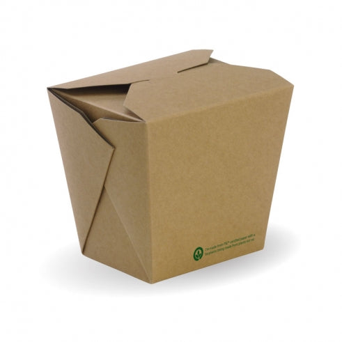 960ml (32oz) noodle box - Box of 500 from BioPak. Compostable, made out of FSC�� certified paper and sold in boxes of 1. Hospitality quality at wholesale price with The Flying Fork!