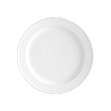 Round Plate (Rolled Edge) - 230mm, Vitro-2 from Vitroceram. made out of Porcelain and sold in boxes of 24. Hospitality quality at wholesale price with The Flying Fork!