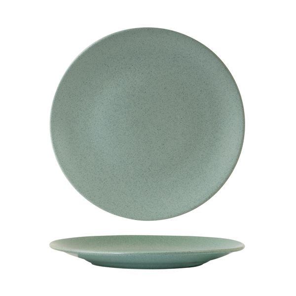 Coupe Plate - 260Mm, Zuma Mint from Zuma. Matt Finish, made out of Ceramic and sold in boxes of 6. Hospitality quality at wholesale price with The Flying Fork!