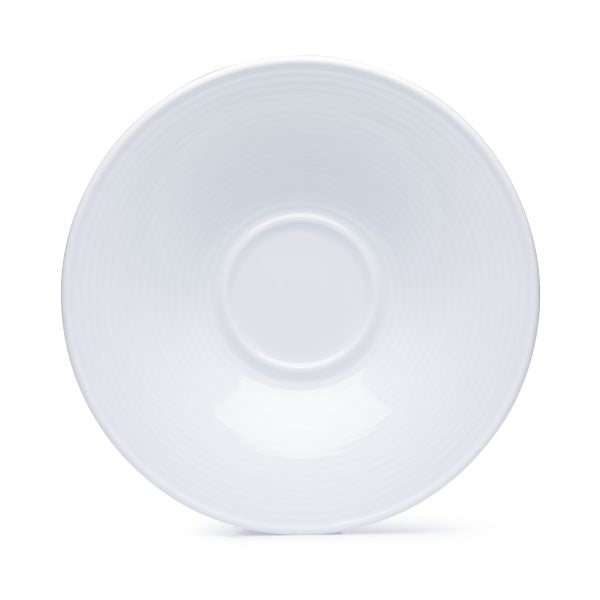 Saucer To Suit 96088 - Aura from Rene Ozorio. made out of Porcelain and sold in boxes of 24. Hospitality quality at wholesale price with The Flying Fork!