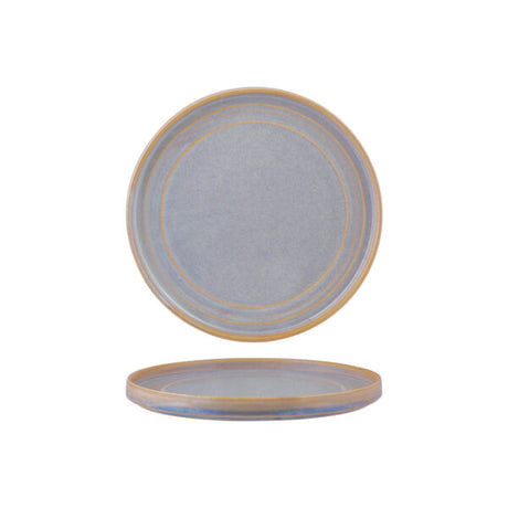 Tablekraft urban loft round plate - 225x22mm azure blue from Tablekraft. Matt Finish, made out of Porcelain and sold in boxes of 6. Hospitality quality at wholesale price with The Flying Fork!