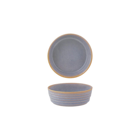 Tablekraft urban loft round bowl - 143x45mm azure blue from Tablekraft. made out of Porcelain and sold in boxes of 4. Hospitality quality at wholesale price with The Flying Fork!