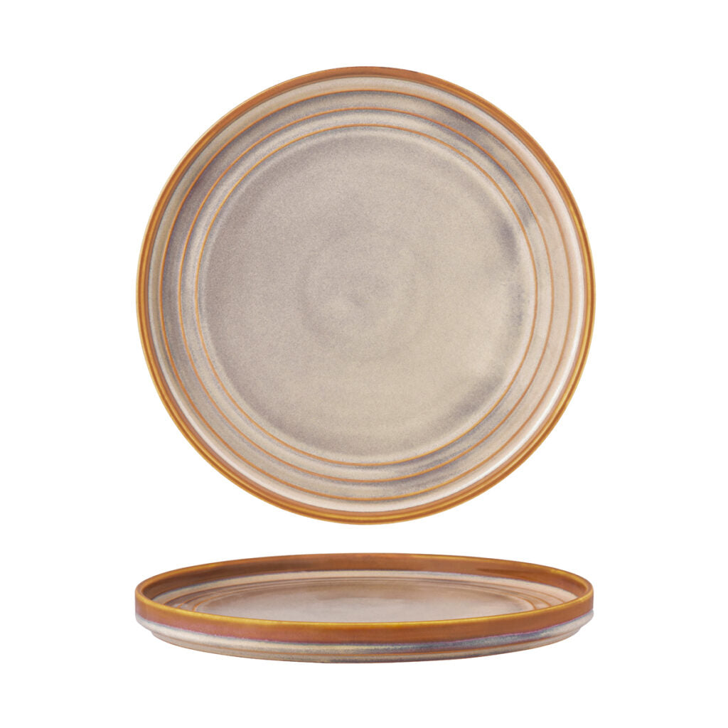 Round Plate - 275X22Mm, Auburn from Tablekraft. made out of Ceramic and sold in boxes of 3. Hospitality quality at wholesale price with The Flying Fork!