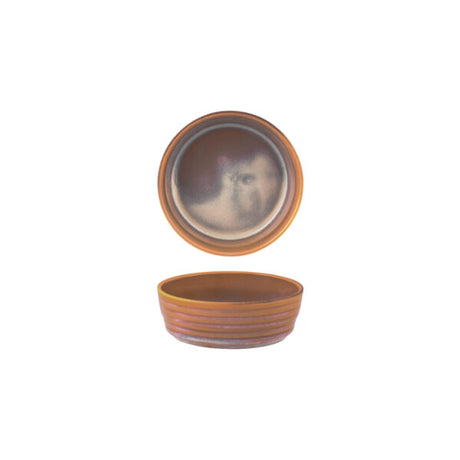 Tablekraft urban loft round bowl - 143x45mm auburn from Tablekraft. made out of Porcelain and sold in boxes of 4. Hospitality quality at wholesale price with The Flying Fork!