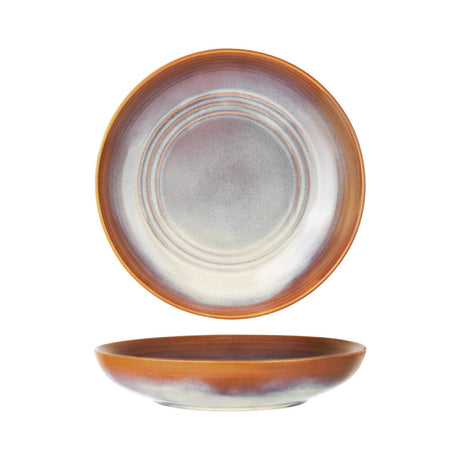 Round Serve Bowl - 270X55Mm, Auburn from Tablekraft. made out of Ceramic and sold in boxes of 8. Hospitality quality at wholesale price with The Flying Fork!