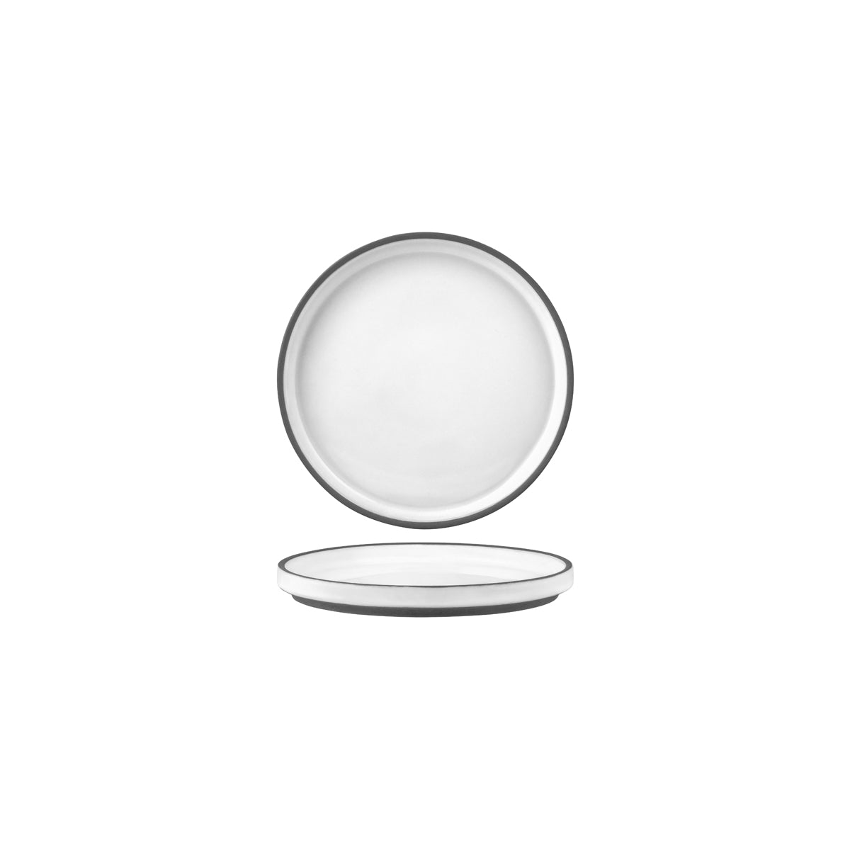 Stackable Plate - 150 x 20mm, White, Urban Muse: Pack of 6