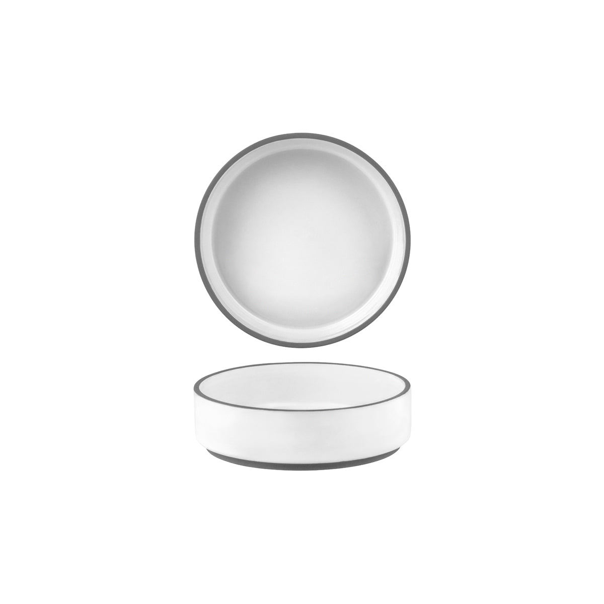 Stackable Deep Bowl - 150 x 43mm, White, Urban Muse: Pack of 6